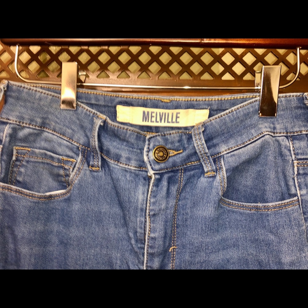 hi-rise brandy melville skinny jeans